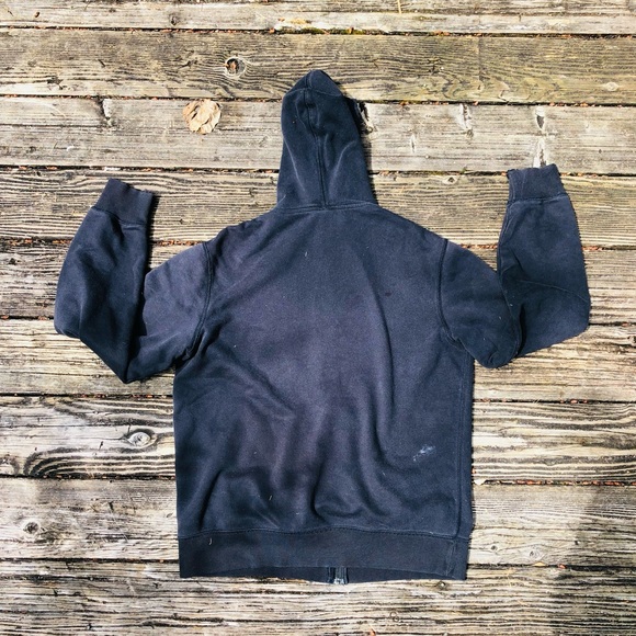 Nike Tech Jacket Black Vintage Nike Hoodie Zip Up - Picture 4 of 4